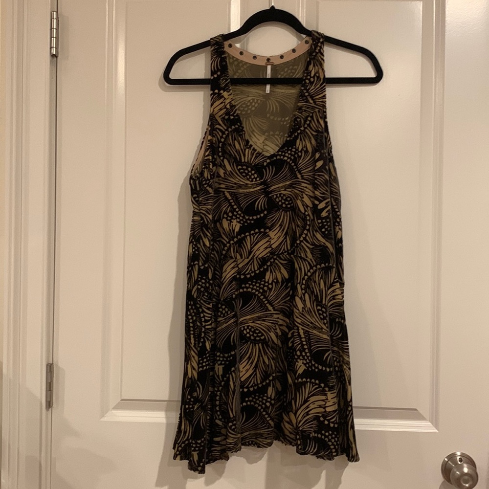 Free people velvet burnout dress